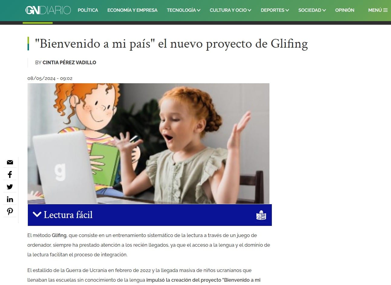 Lee más sobre el artículo «Bienvenido a mi país» el nuevo proyecto de Glifing