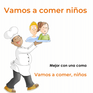 Vamos a comer niños